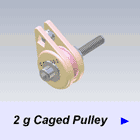 A 2 GRAM CAGED PULLEY