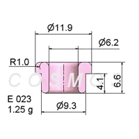 FLANGED EYELET GUIDE E 023