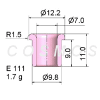 FLANGED EYELET GUIDE E 111