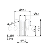 FLANGED EYELET GUIDE E 255