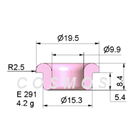 FLANGED EYELET GUIDE E 291